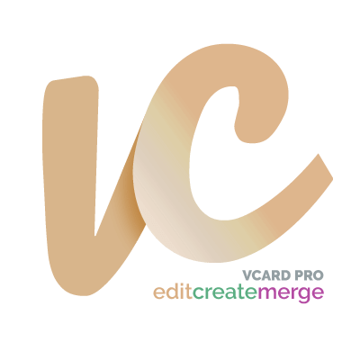 vcard - edit, ceate, merge